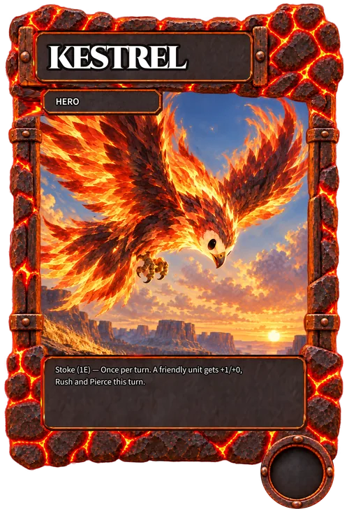 Kestrel, Ember hero
