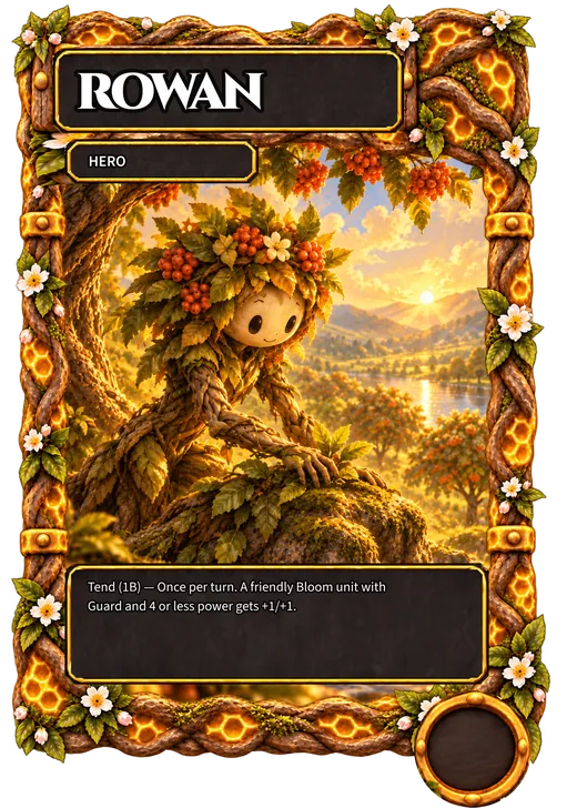 Rowan, Bloom hero