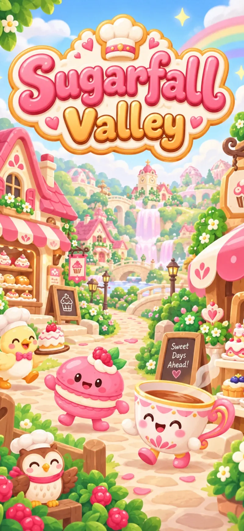 Sugarfall Valley title screen